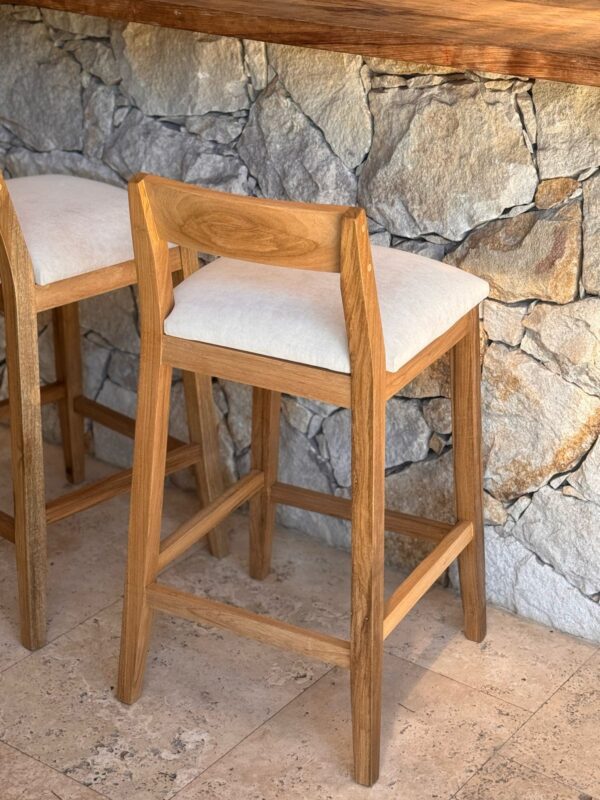 Banqueta Pampa asiento tapizado