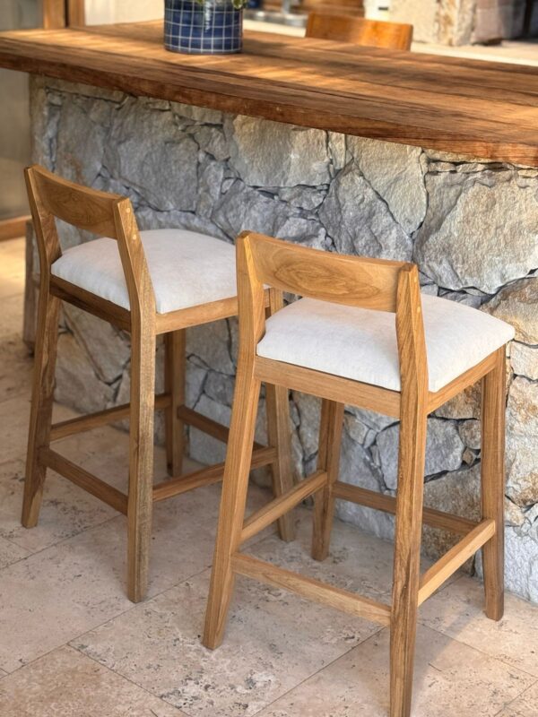Banqueta Pampa asiento tapizado - Imagen 5